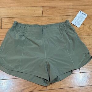 lululemon athletica Olive Women's Athletic Shorts